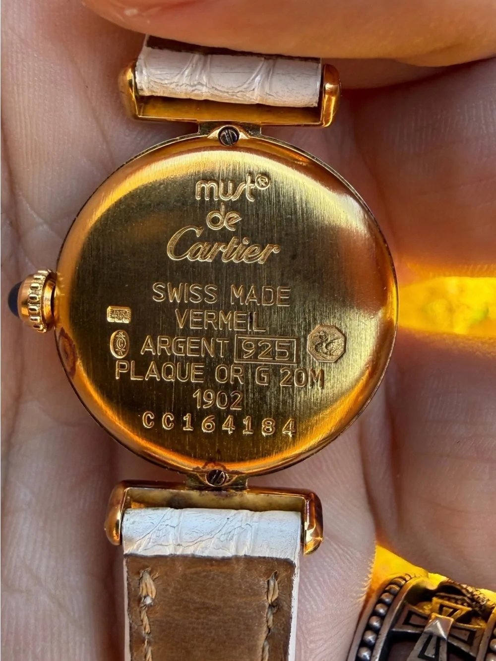 Cartier Must de Colisee Diamond Watch: 18k Gold - Picture 4 of 8